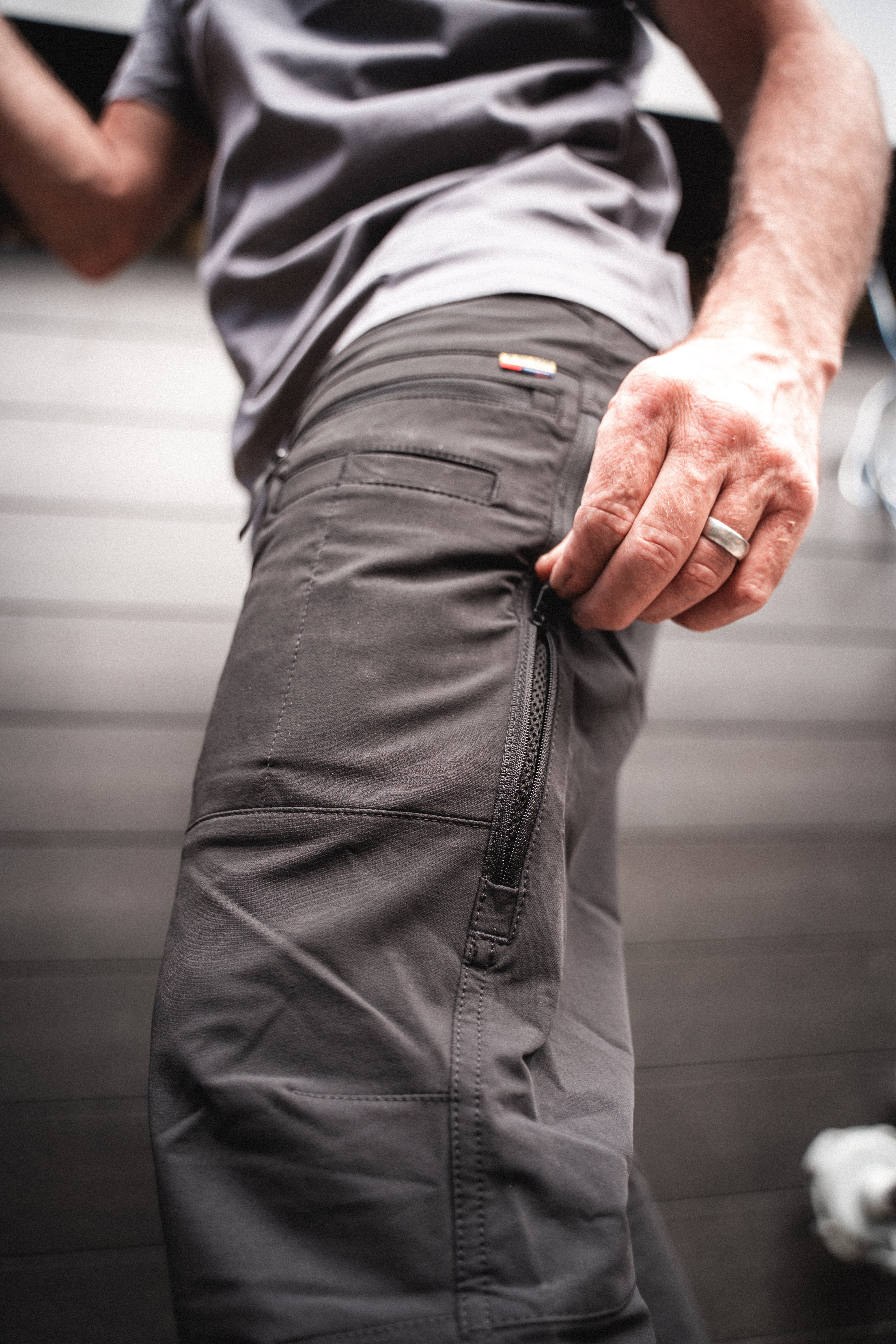 blaklader-solano-pantalon-travail-forest-night-ventil image 5