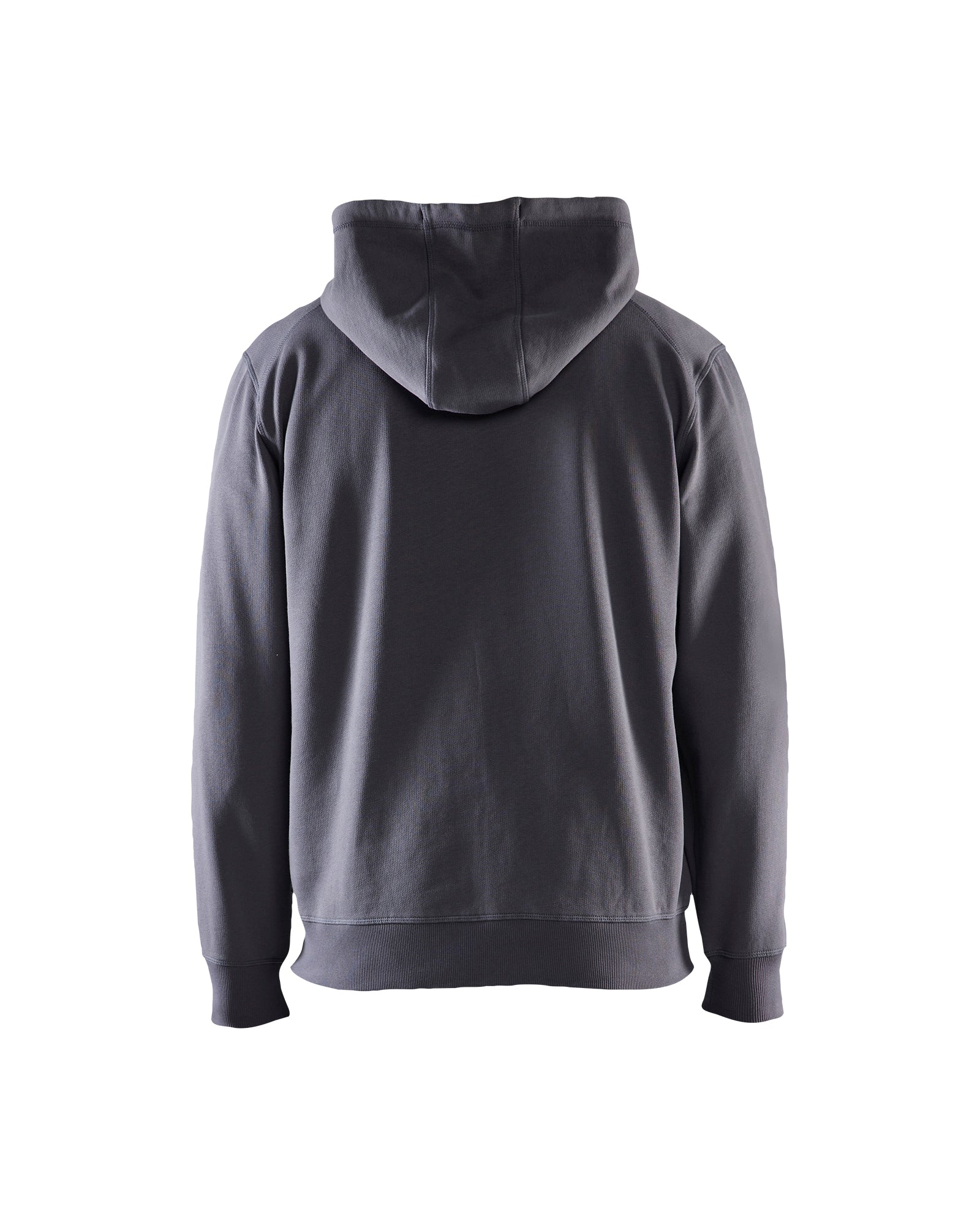 blaklader-blanks-full-zip-hoodie-sweat-gris-zipp-coton image 2