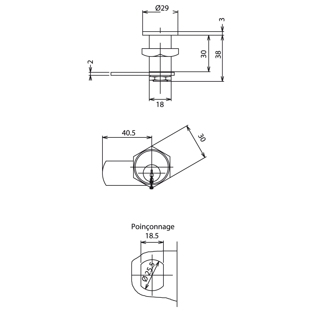 devismes-batteuse-cl-plate-verrou-laiton-chrom image 2