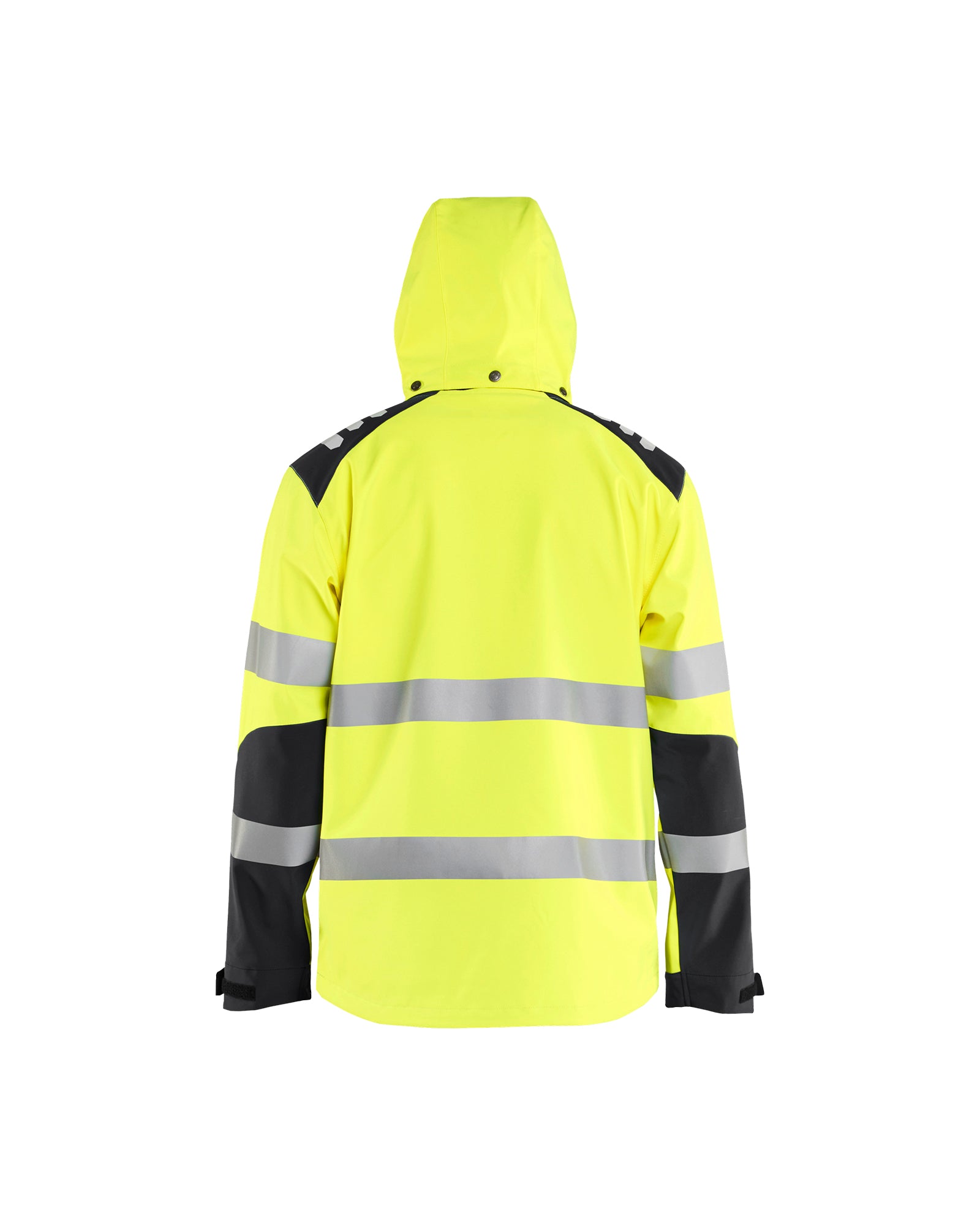 blaklader-hi-vis-veste-softshell-haute-visibilit-jaune-noir image 3