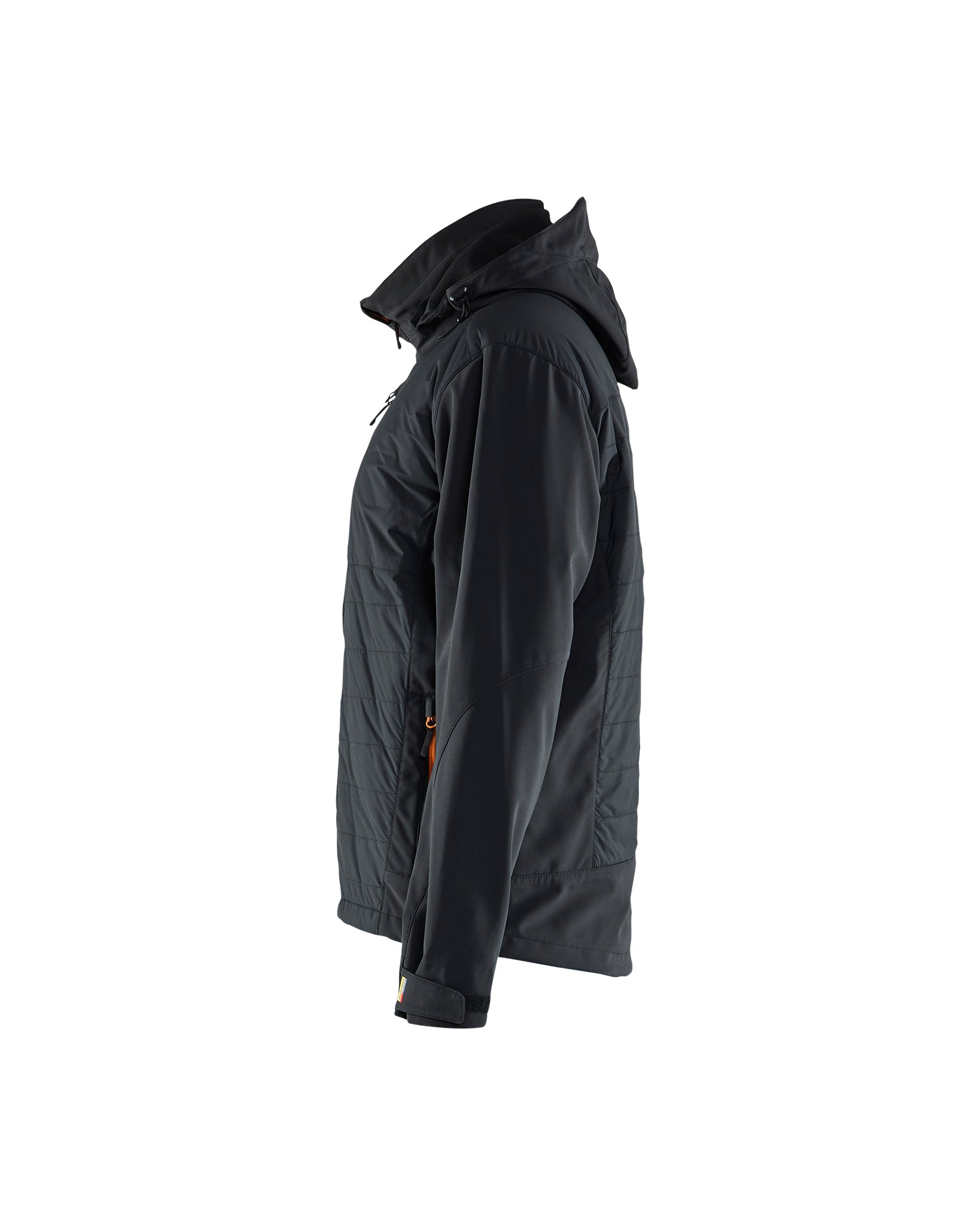 blaklader-tahoe-hybrid-veste-de-travail-noir-orange-softshell image 5
