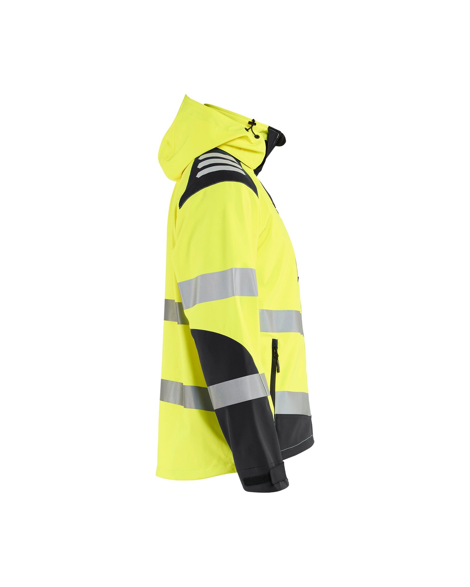 blaklader-hi-vis-veste-softshell-haute-visibilit-jaune-noir image 4