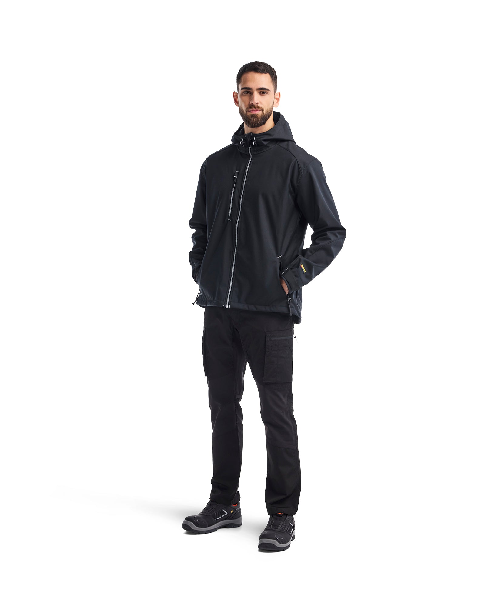 blaklader-kalispell-softshell-veste-travail-noir-argent image 8