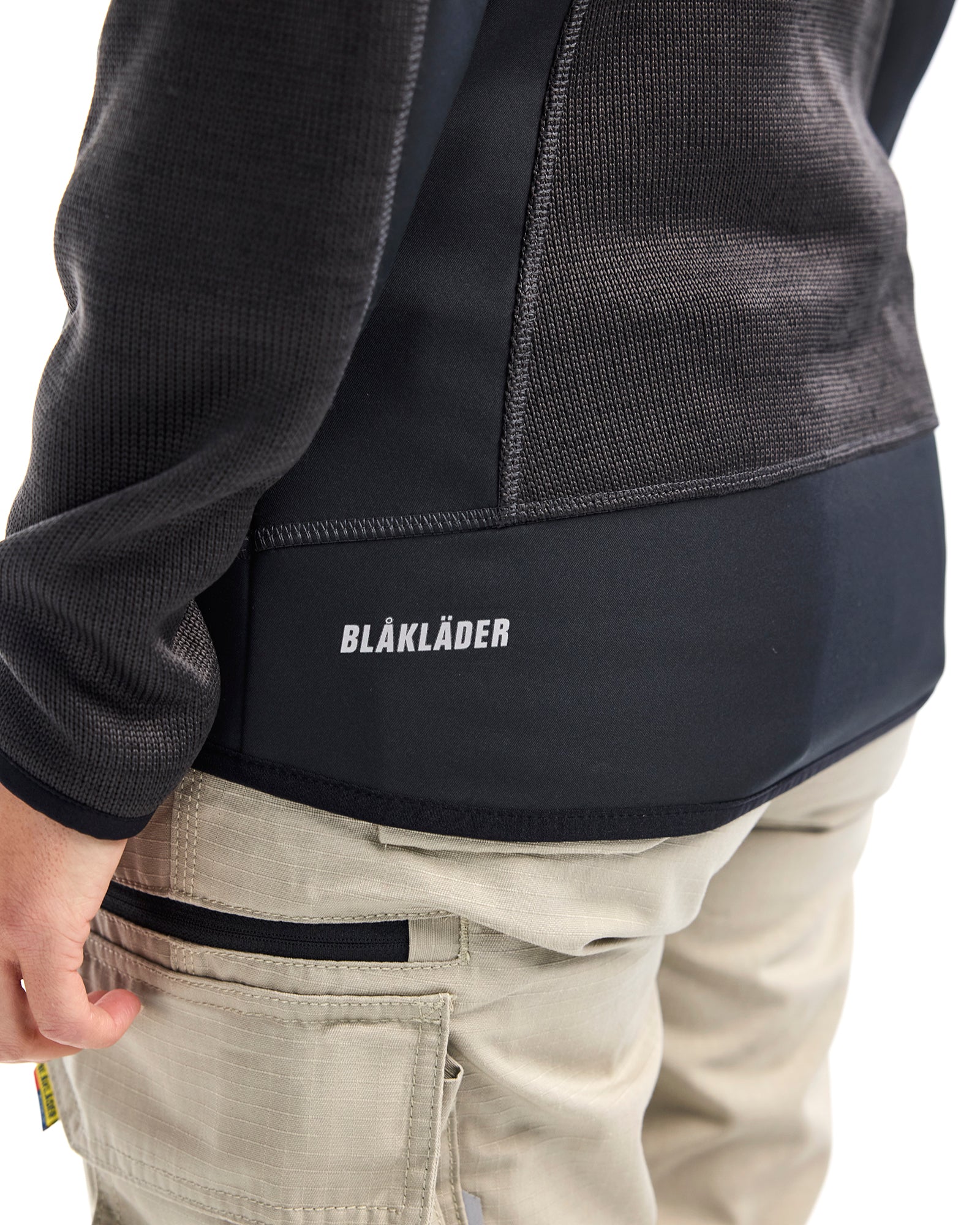 blaklader-women-s-knitted-jacket-veste-travail-gris-fonc-noir image 8