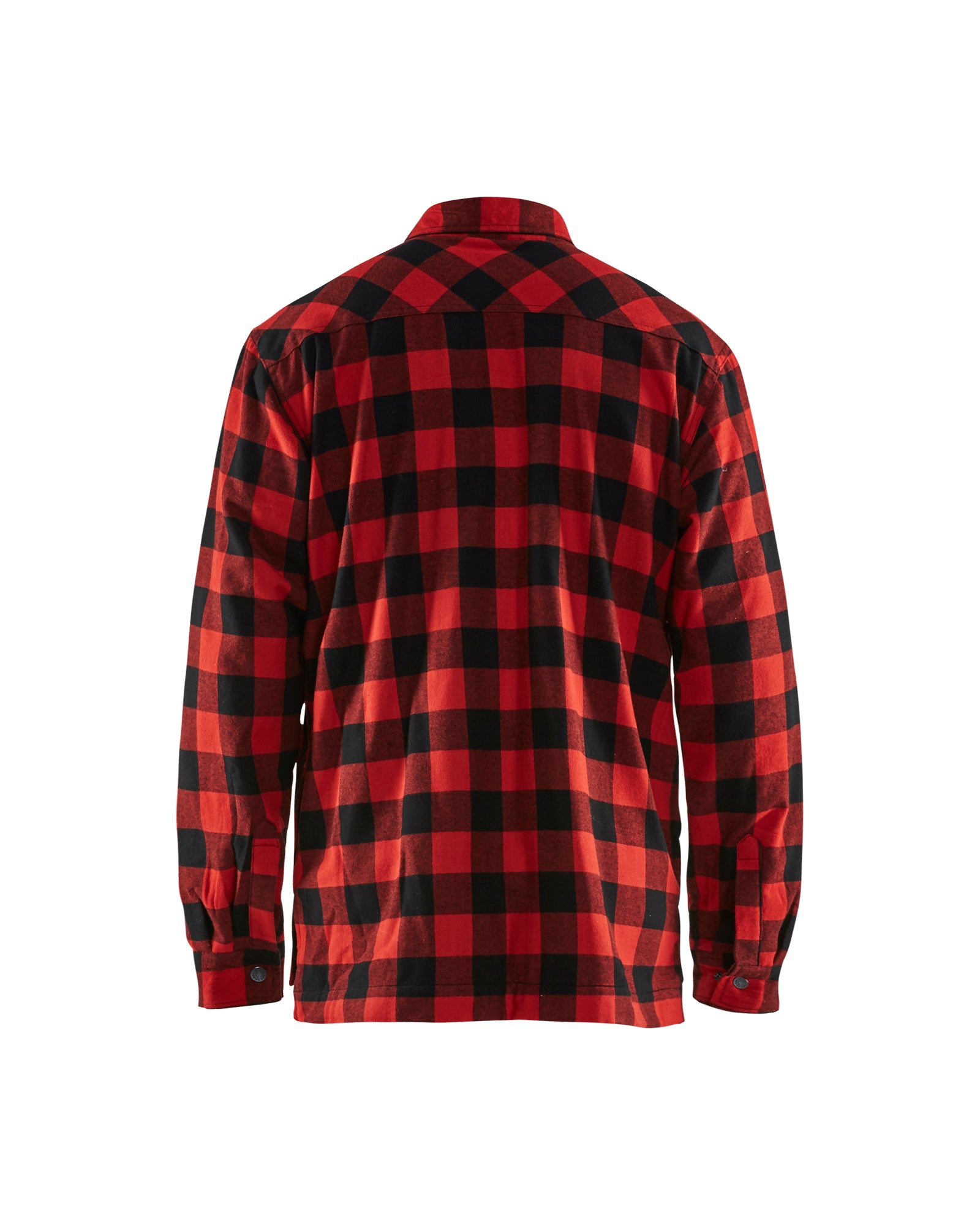 blaklader-flannel-jacket-veste-rouge-matelass-e-doubl-e-polaire image 2