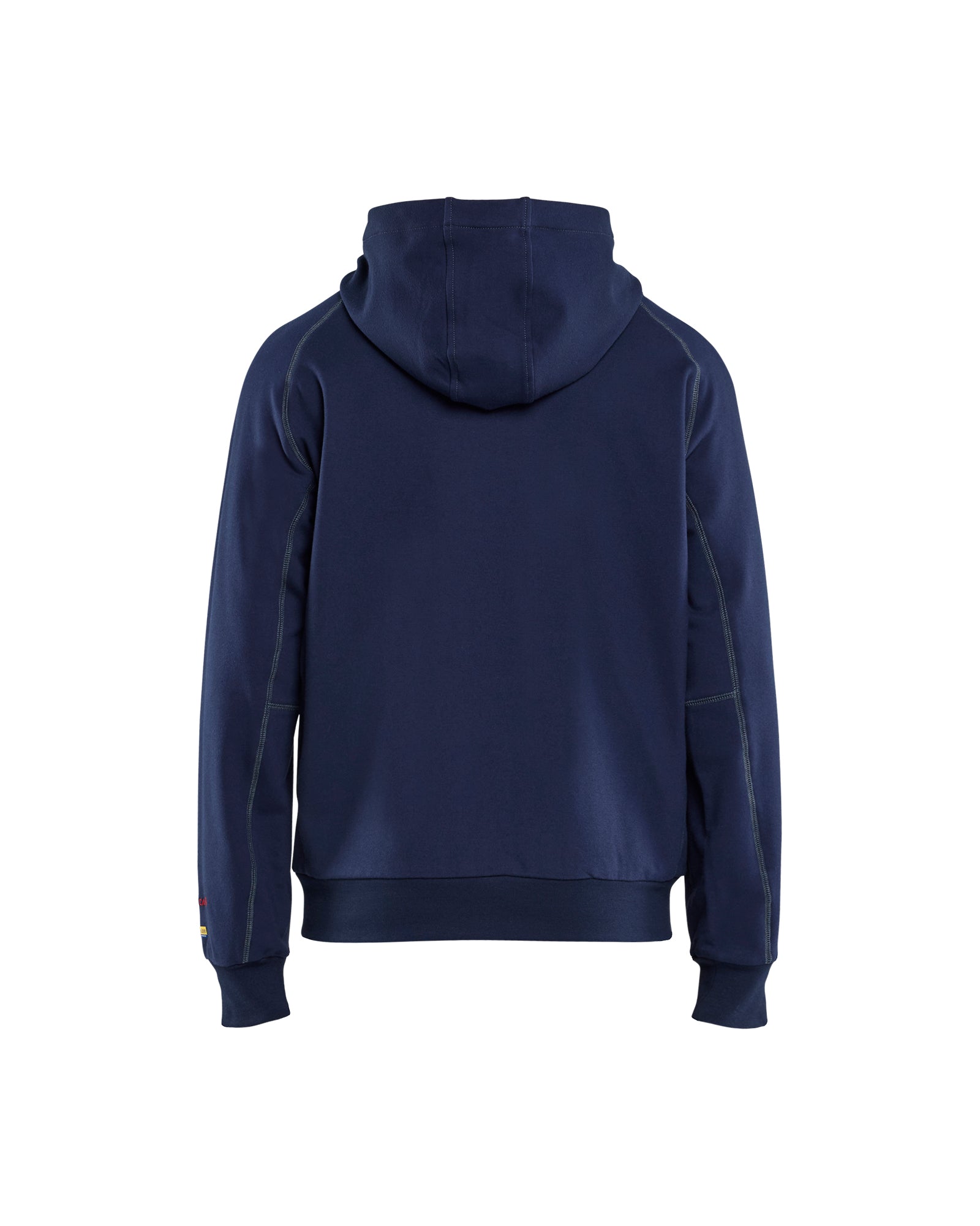 blaklader-flame-resistant-full-zip-hoodie-sweat-bleu-marine-ignifug image 2