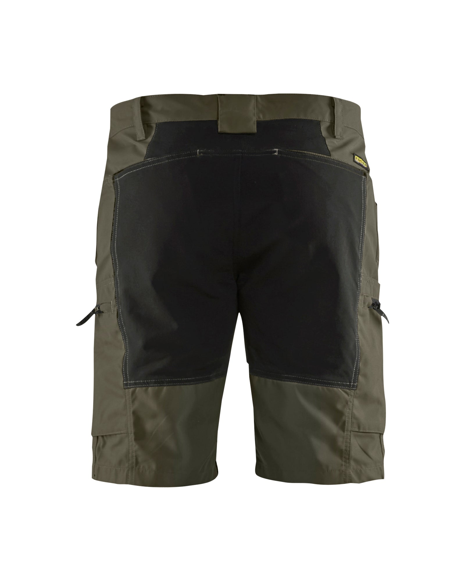 blaklader-stratus-lite-short-de-travail-olive-noir-stretch image 2