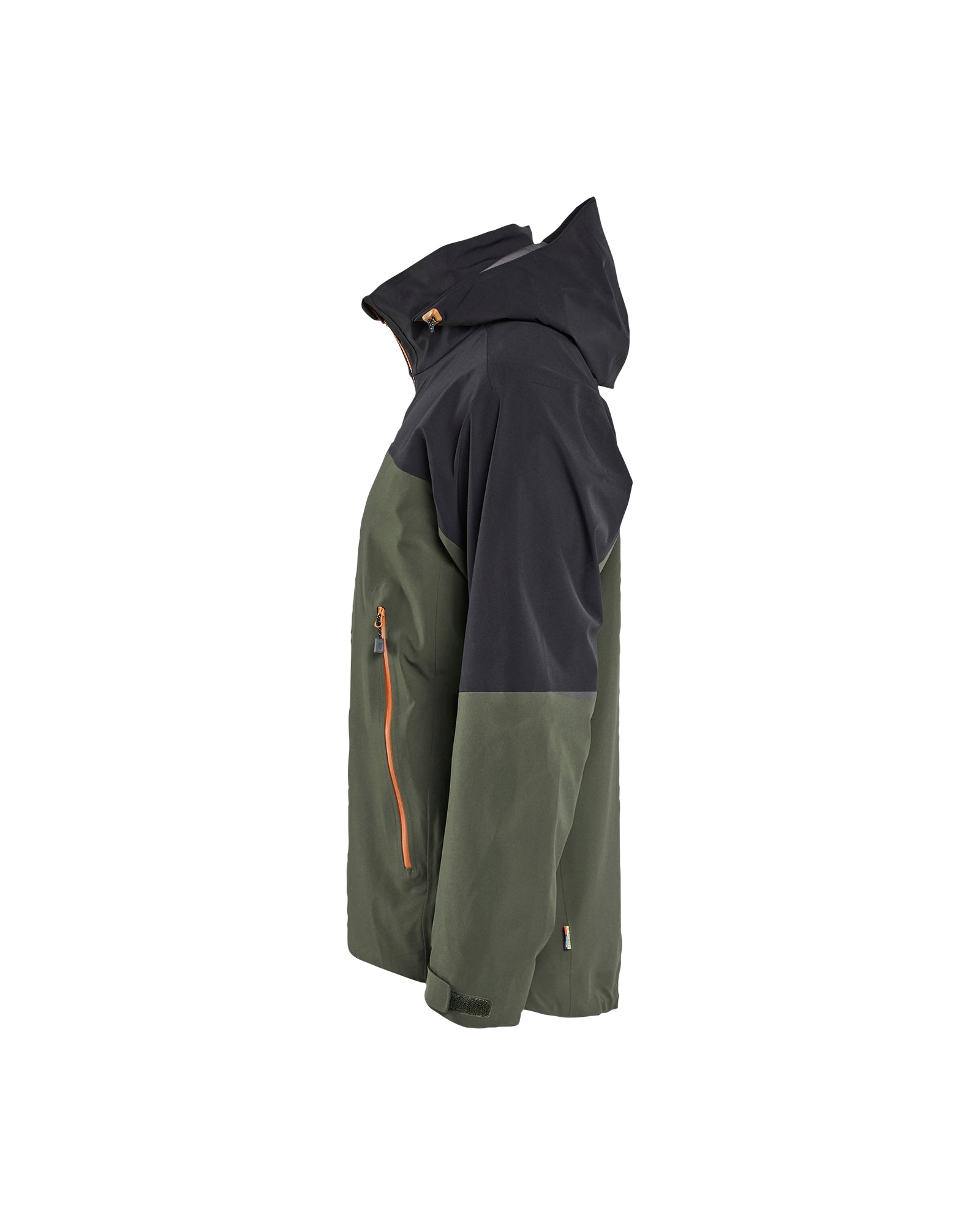 blaklader-cascade-veste-shell-3-couches-vert-rouille image 4