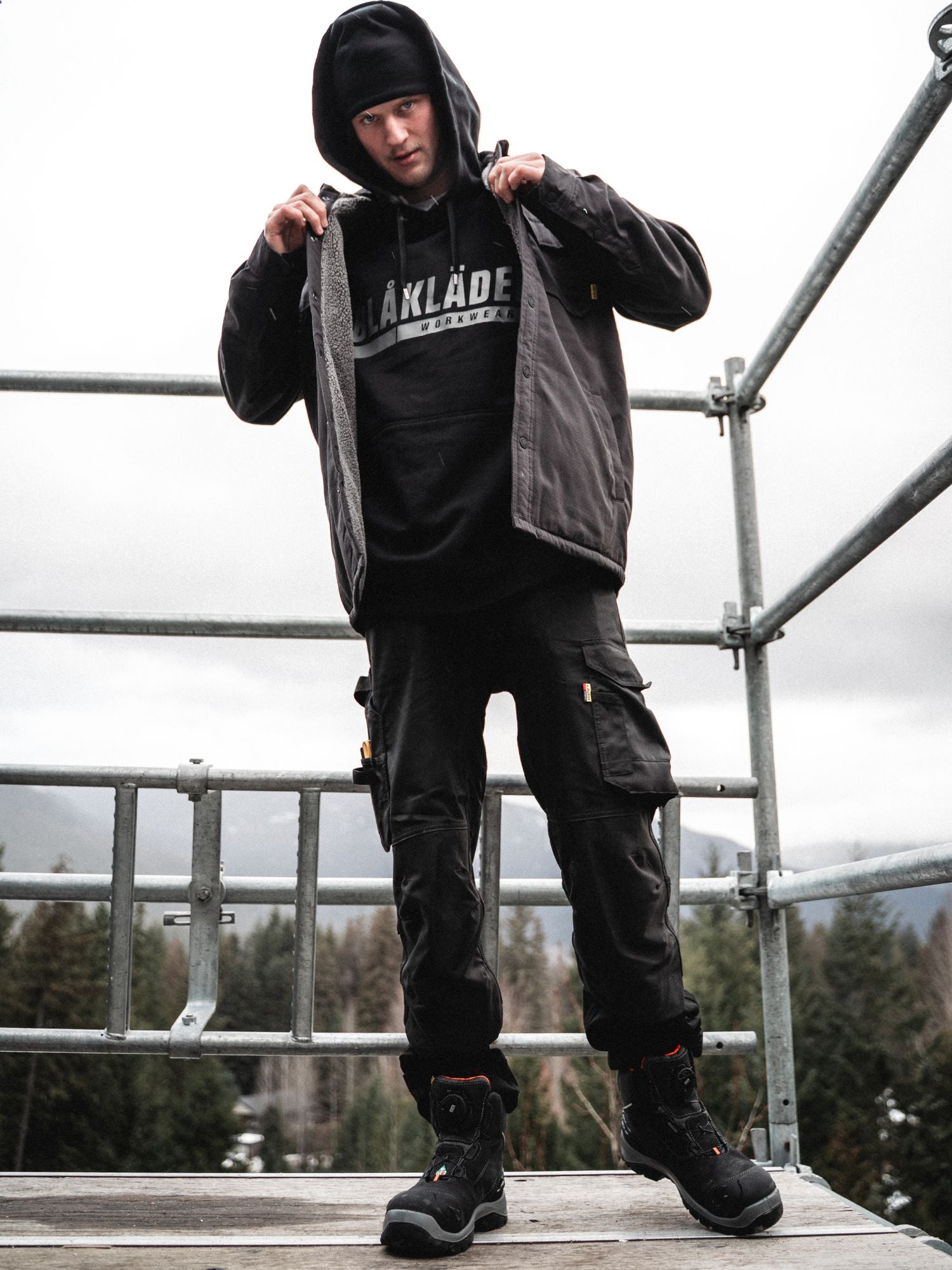blaklader-caldera-pro-pantalon-travail-noir-stretch-cordura image 3