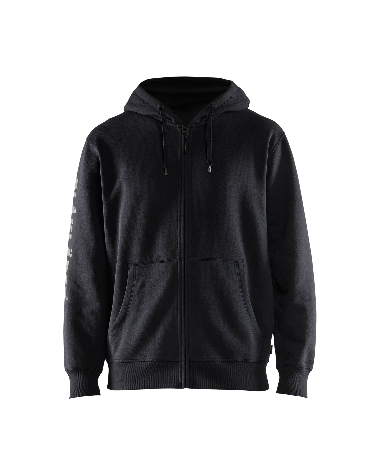 blaklader-full-zip-hoodie-sweat-noir-capuche-coton image 1