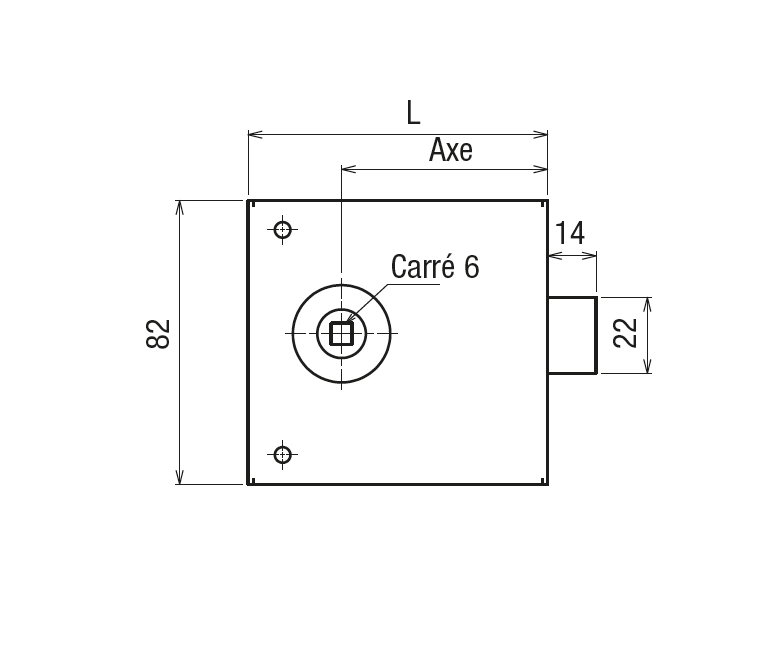 devismes-b-timent-serrure-bec-de-cane-en-applique-acier image 2