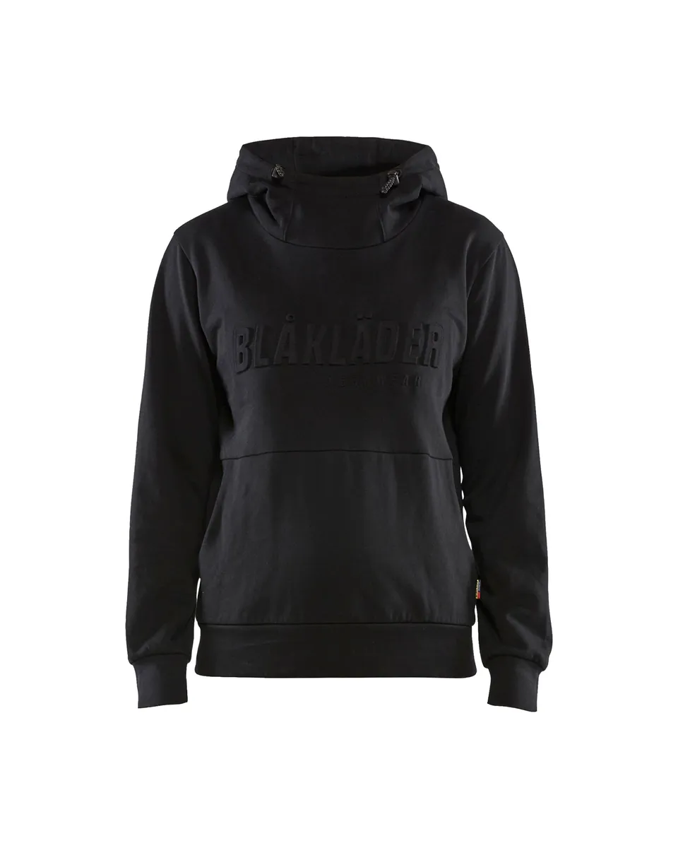 blaklader-3d-hoodie-sweat-capuche-noir-coton-femme image 1