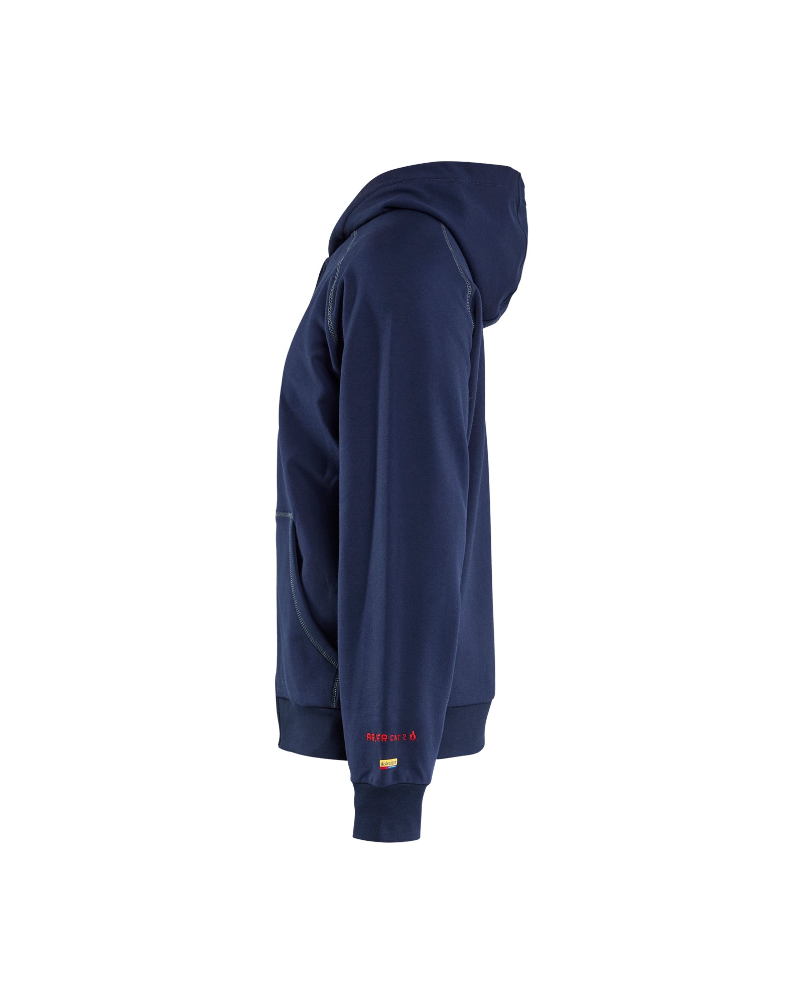 blaklader-flame-resistant-full-zip-hoodie-sweat-bleu-marine-ignifug image 5