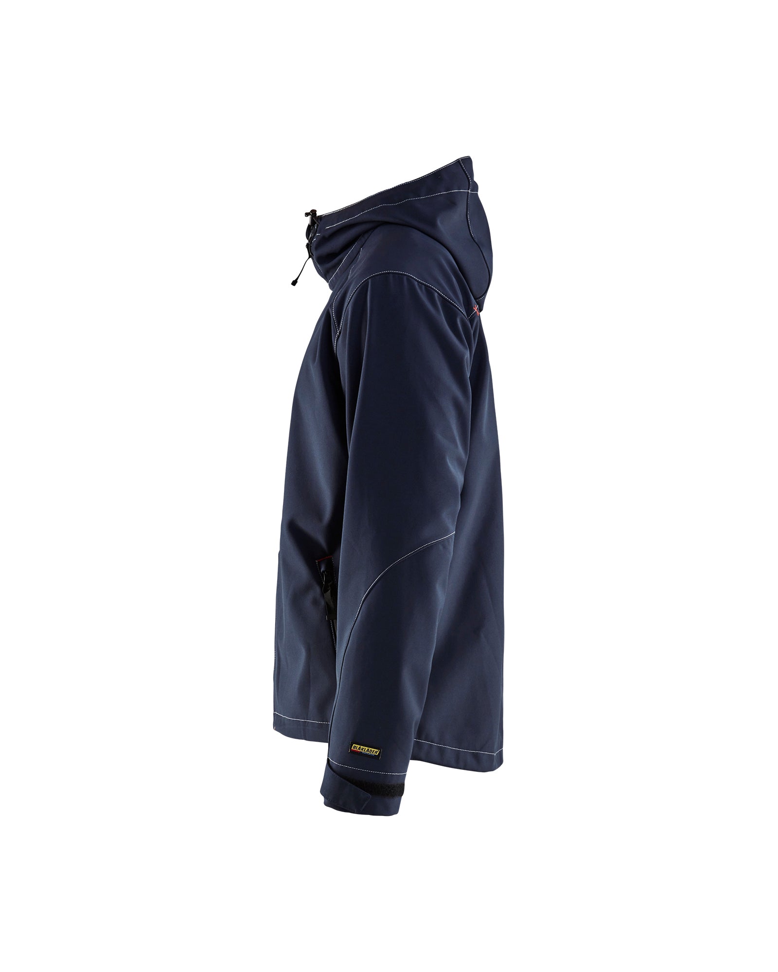 blaklader-kalispell-veste-softshell-bleu-marine-rouge image 4