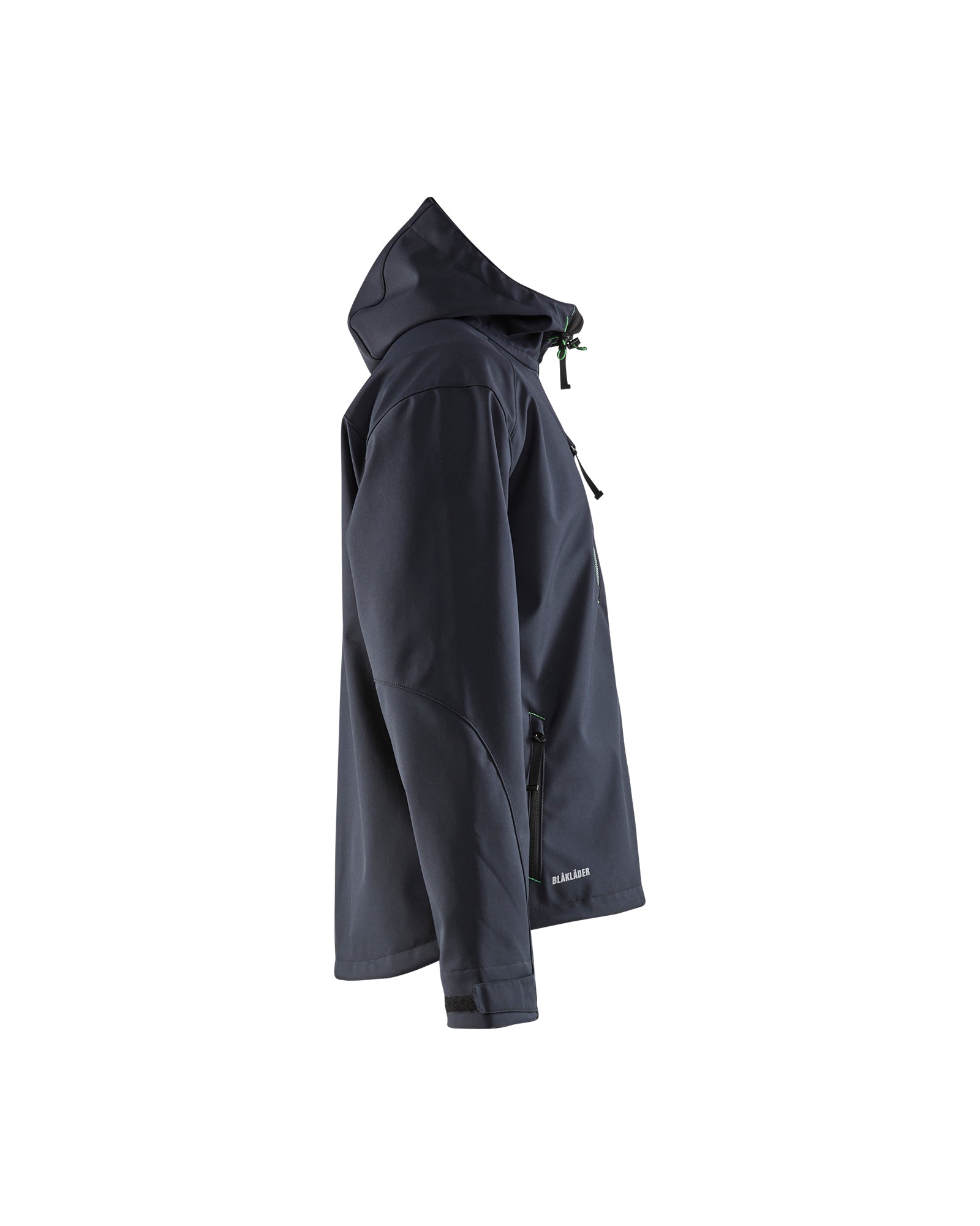 blaklader-kalispell-veste-softshell-bleu-marine-vert-imperm-able image 3