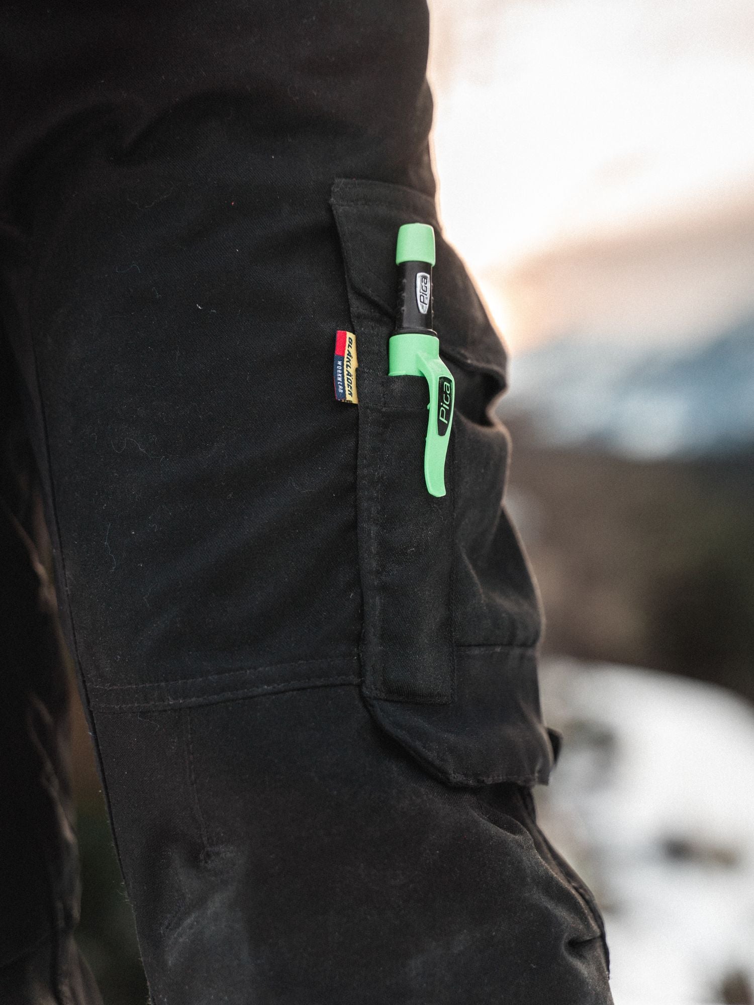 blaklader-caldera-pro-pantalon-travail-noir-stretch-cordura image 4
