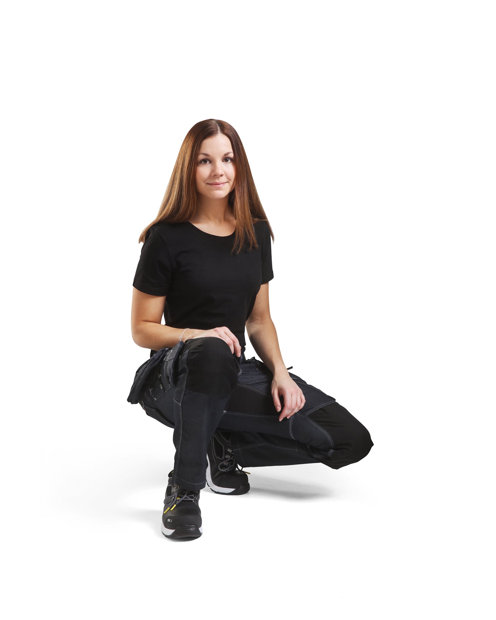 blaklader-surge-max-pantalon-travail-femme-bleu-marine-noir-canvas image 6