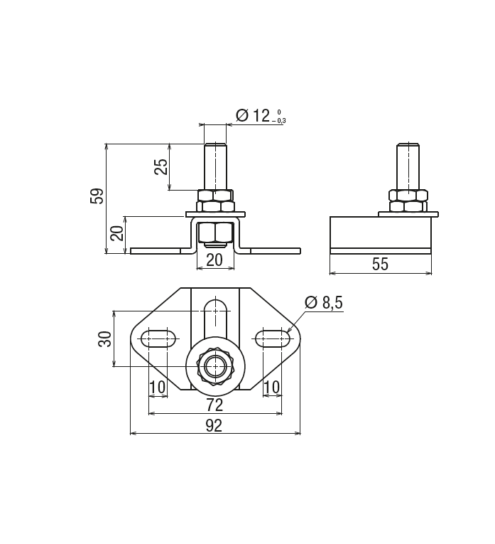 devismes-crapaudine-inox-r-glable-portail-axe-12-mm image 2