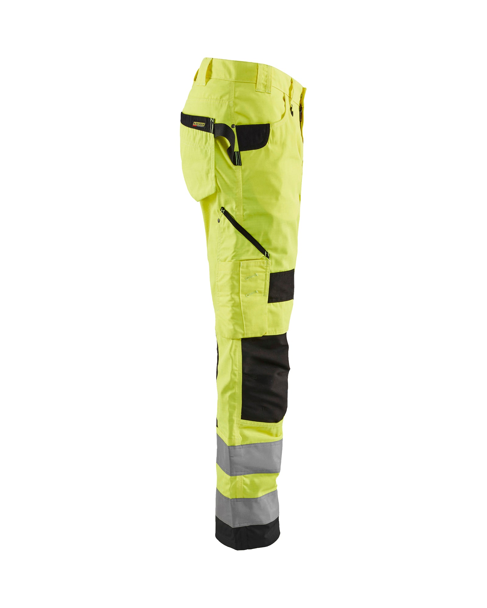 blaklader-ripstop-pro-pantalon-haute-visibilit-jaune-noir image 3