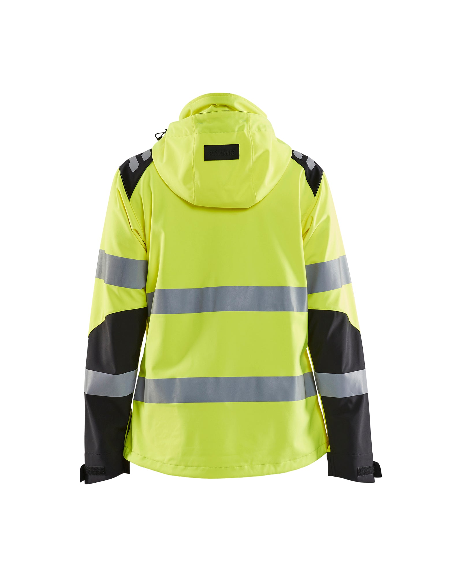 blaklader-softshell-veste-haute-visibilit-femme-jaune-noir image 2