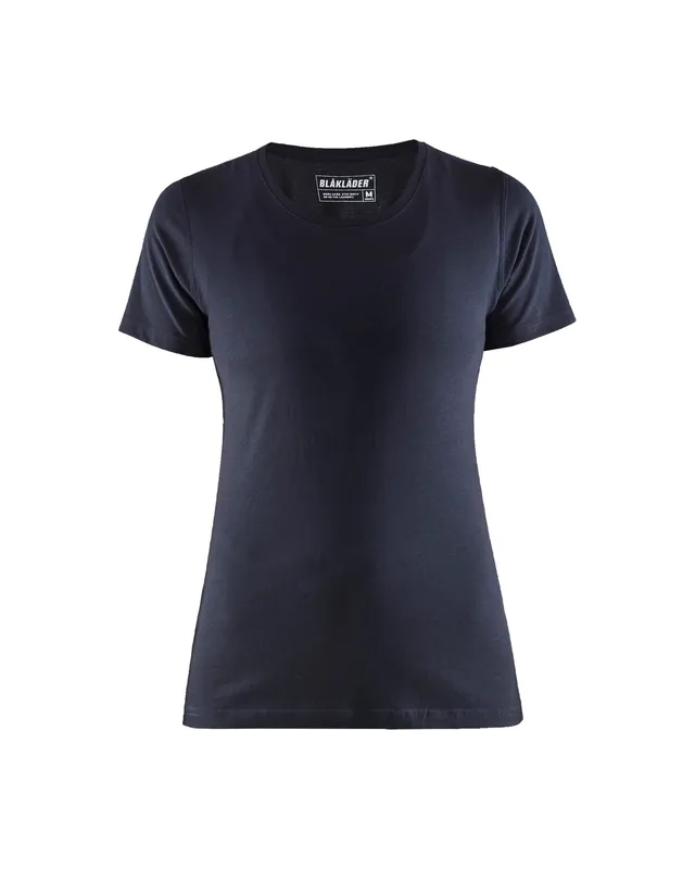 blaklader-blanks-t-shirt-femme-bleu-marine-coton image 1