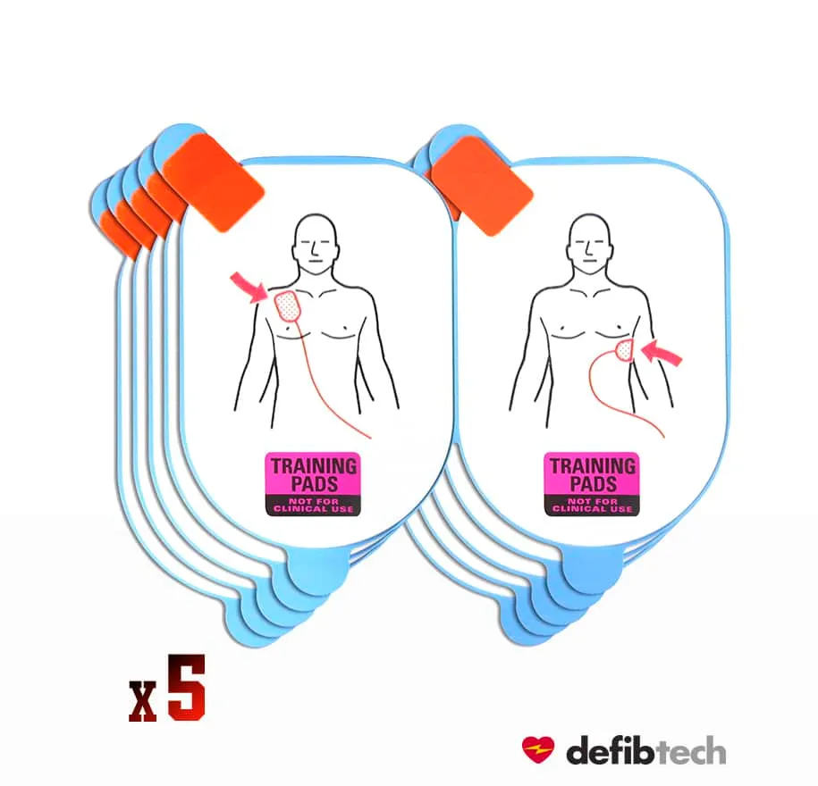 defibtech-lifeline-lot-5-paires-lectrodes-adulte-formation image 1