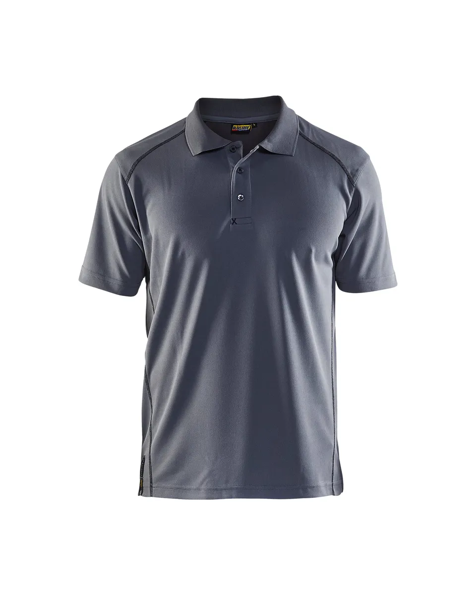blaklader-sport-polo-travail-gris-respirant-anti-uv image 1