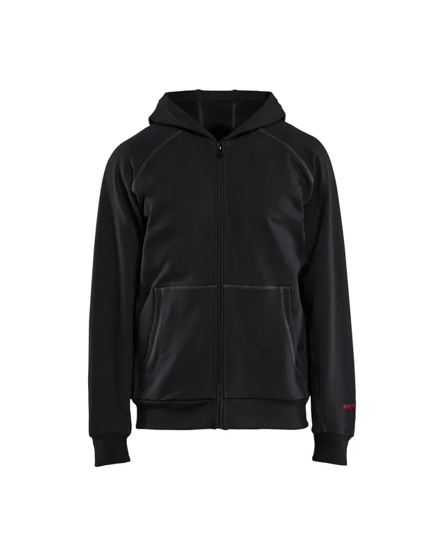 blaklader-flame-resistant-full-zip-sweat-noir image 1