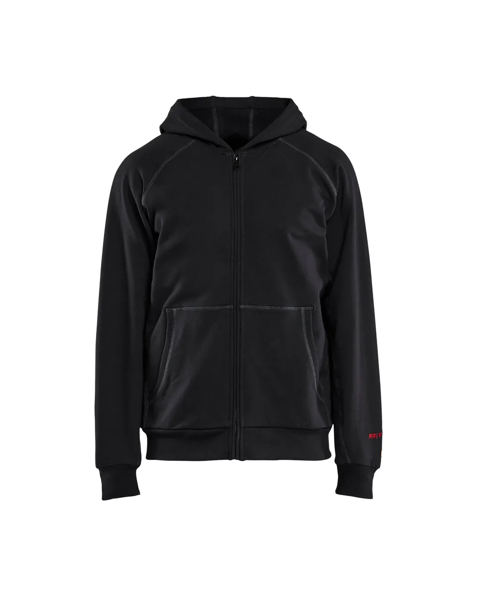 blaklader-flame-resistant-full-zip-sweat-noir image 1