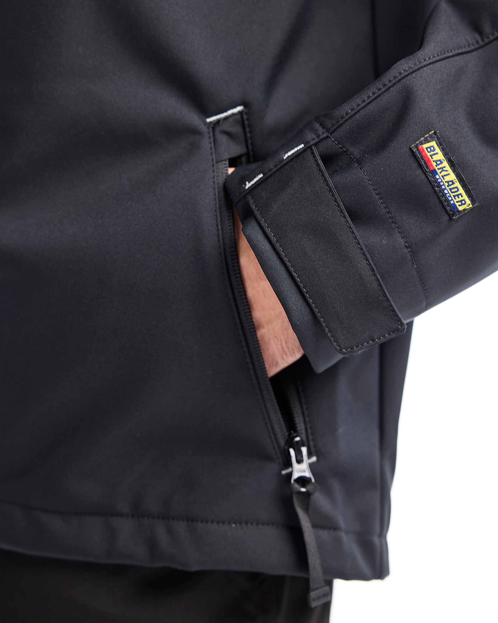 blaklader-kalispell-softshell-veste-travail-noir-argent image 7