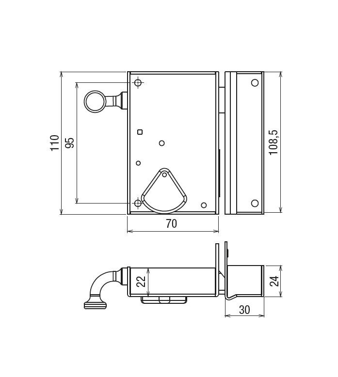 devismes-serrure-tirage-gorges-applique-acier-2-cl-s image 2