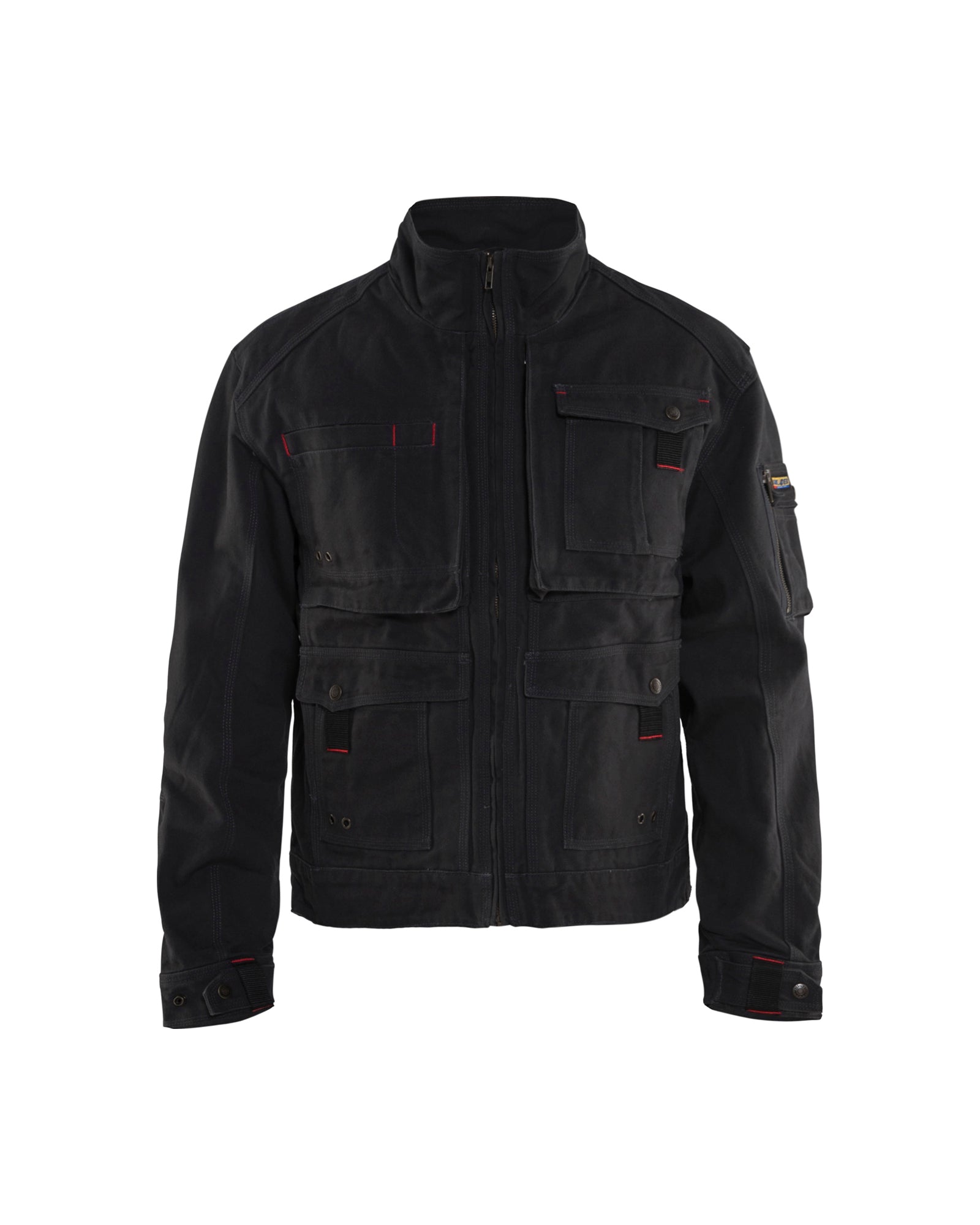 blaklader-brawny-canvas-veste-travail-homme-noir-canvas image 1
