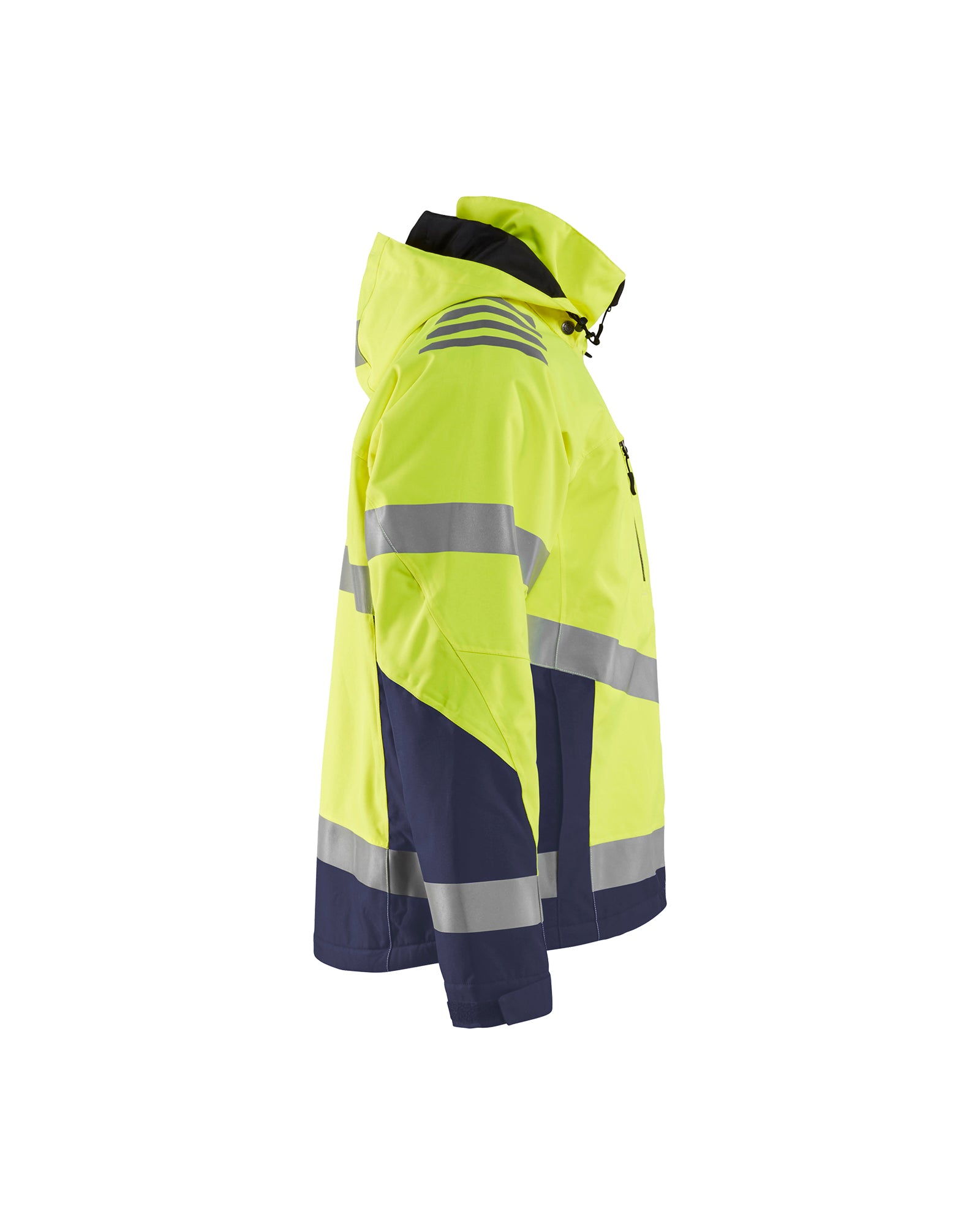 blaklader-air-mesh-veste-haute-visibilit-hiver-jaune-marine image 4