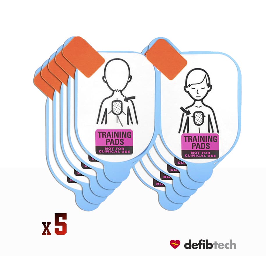 defibtech-lifeline-view-lot-5-paires-lectrodes-enfant-formation image 1