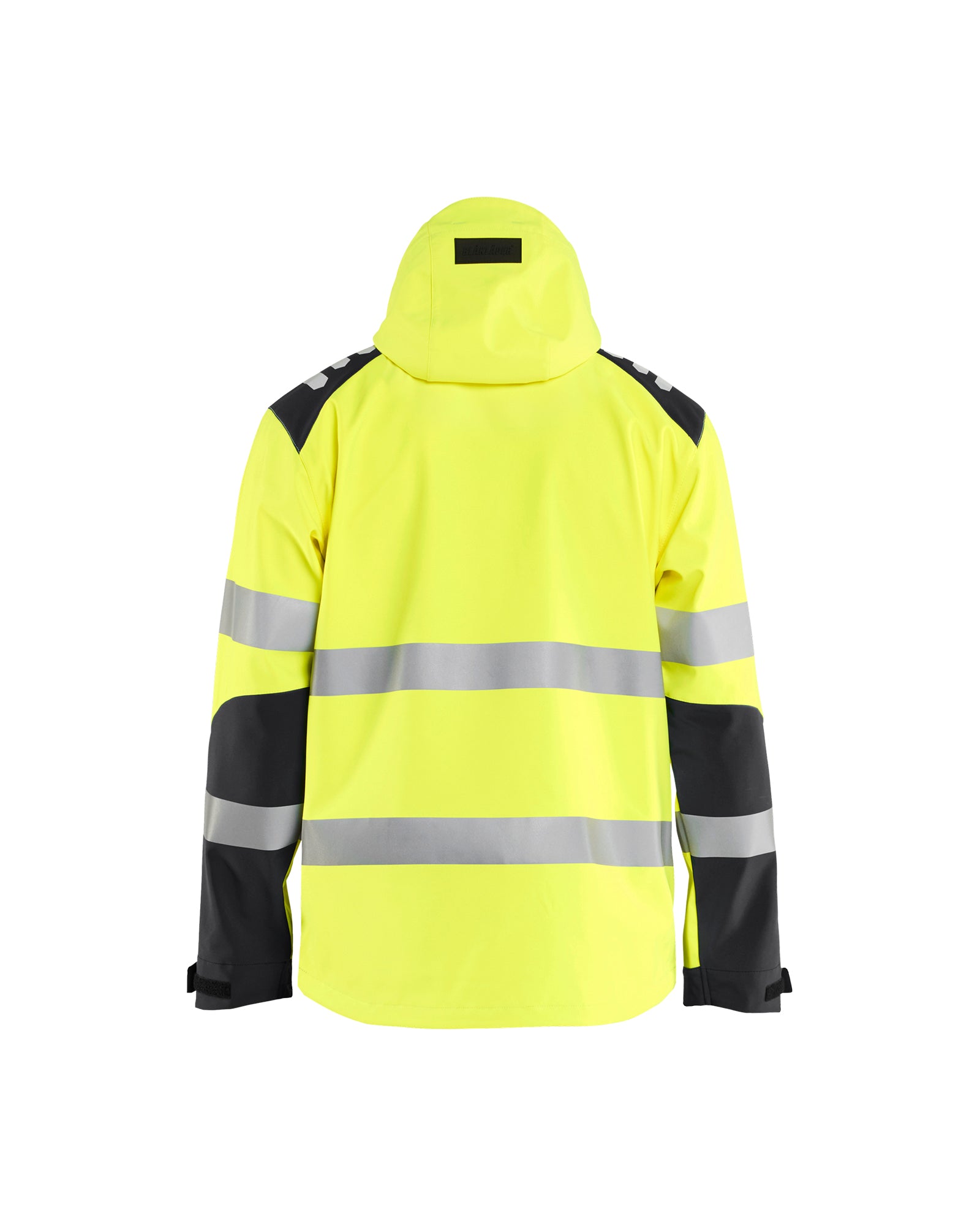 blaklader-hi-vis-veste-softshell-haute-visibilit-jaune-noir image 2