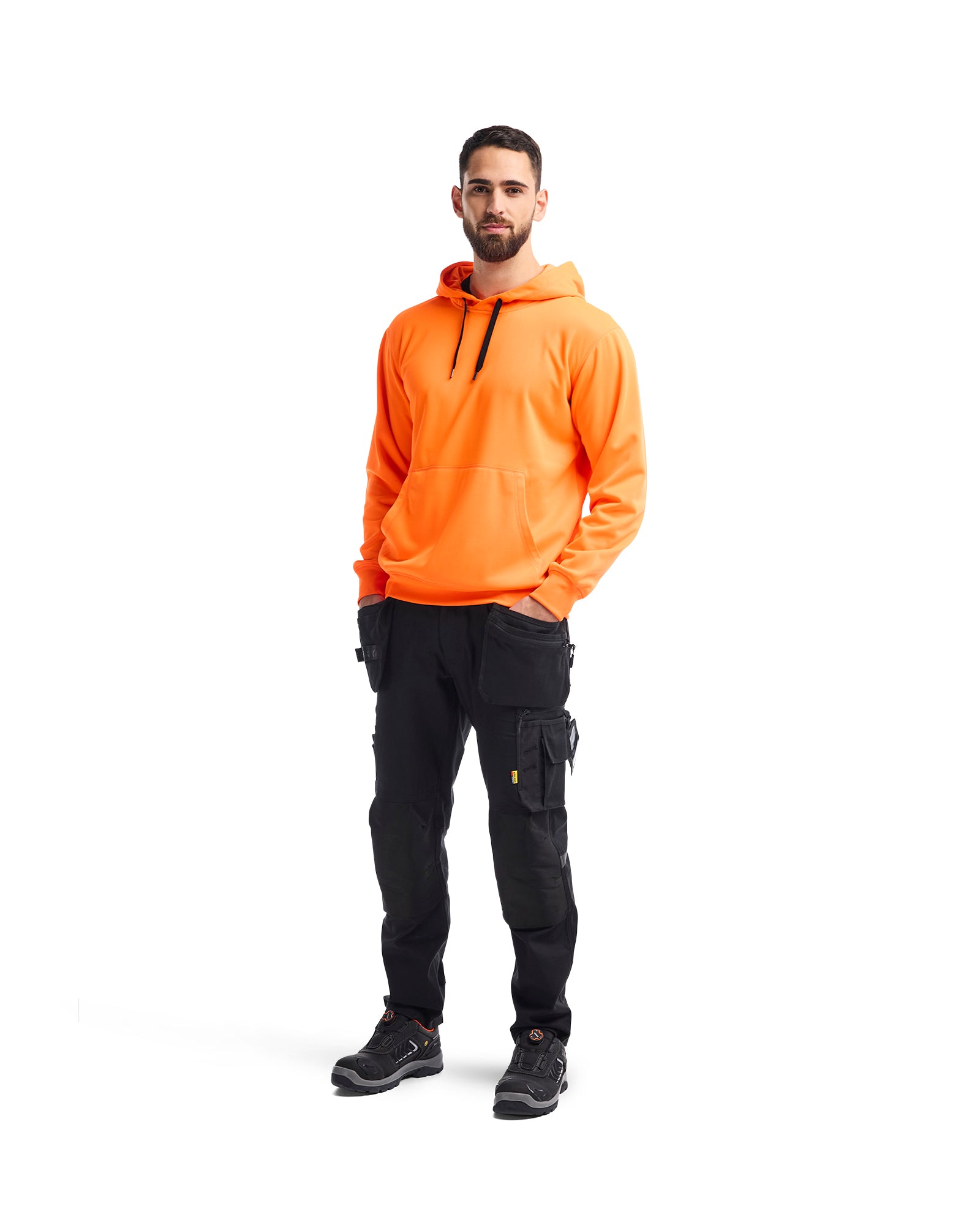 blaklader-blanks-sweat-capuche-visibilit-orange-coton-homme image 7