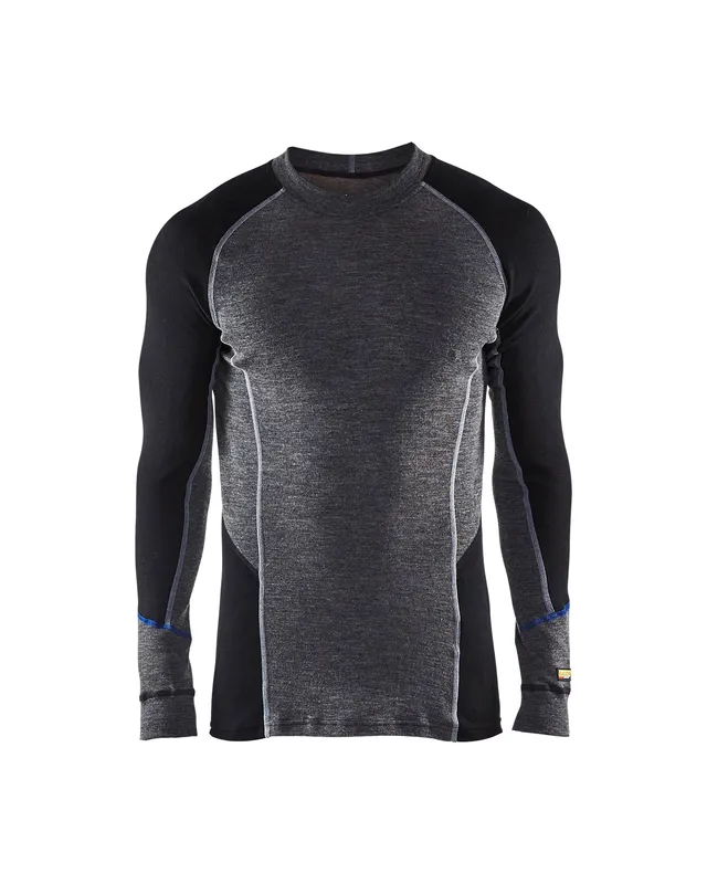 blaklader-base-layer-haut-thermique-gris-laine-m-rinos image 1