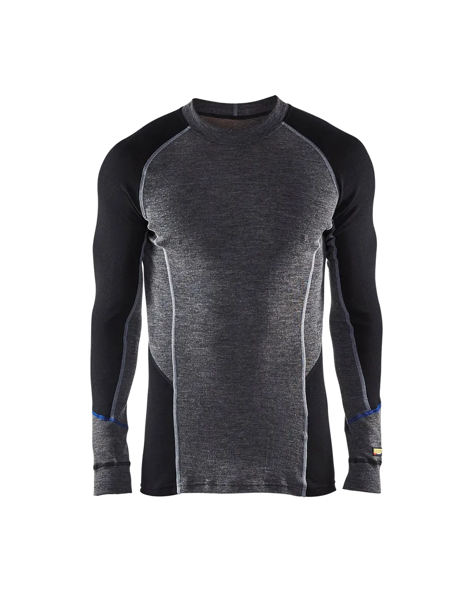 blaklader-base-layer-haut-thermique-gris-laine-m-rinos image 1