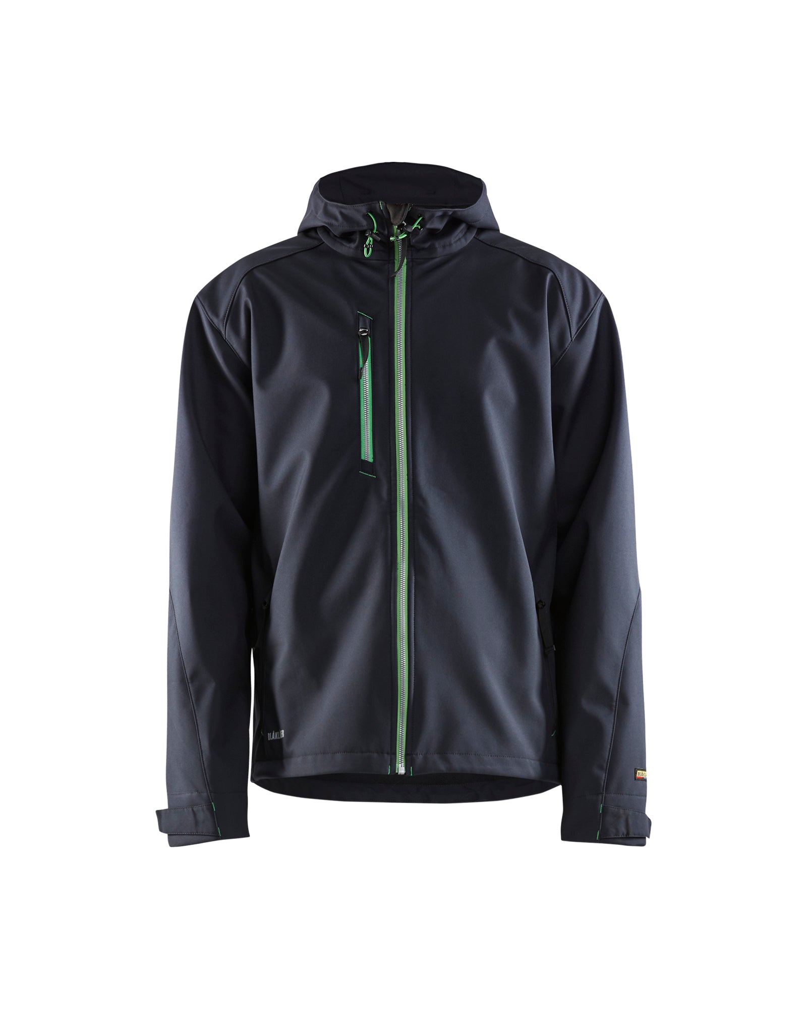blaklader-kalispell-veste-softshell-bleu-marine-vert-imperm-able image 1