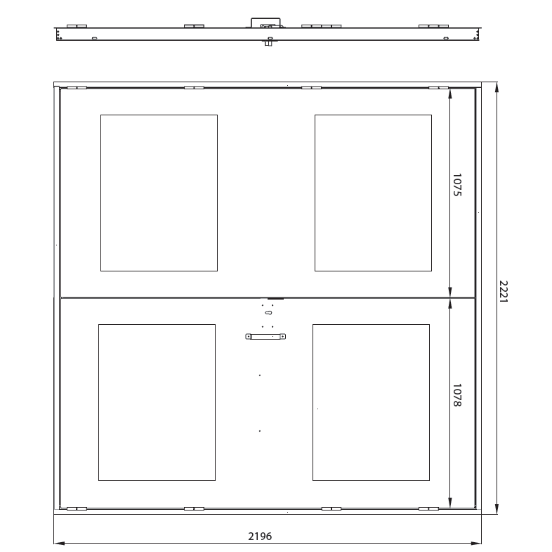 devismes-porte-de-poste-2-vantaux-alu-ventilations-hautes-basses image 2