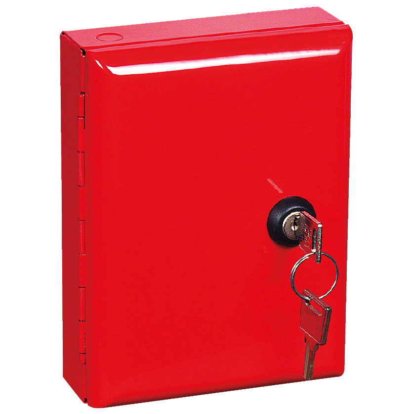 devismes-bo-te-cl-porte-pleine-acier-rouge image 1