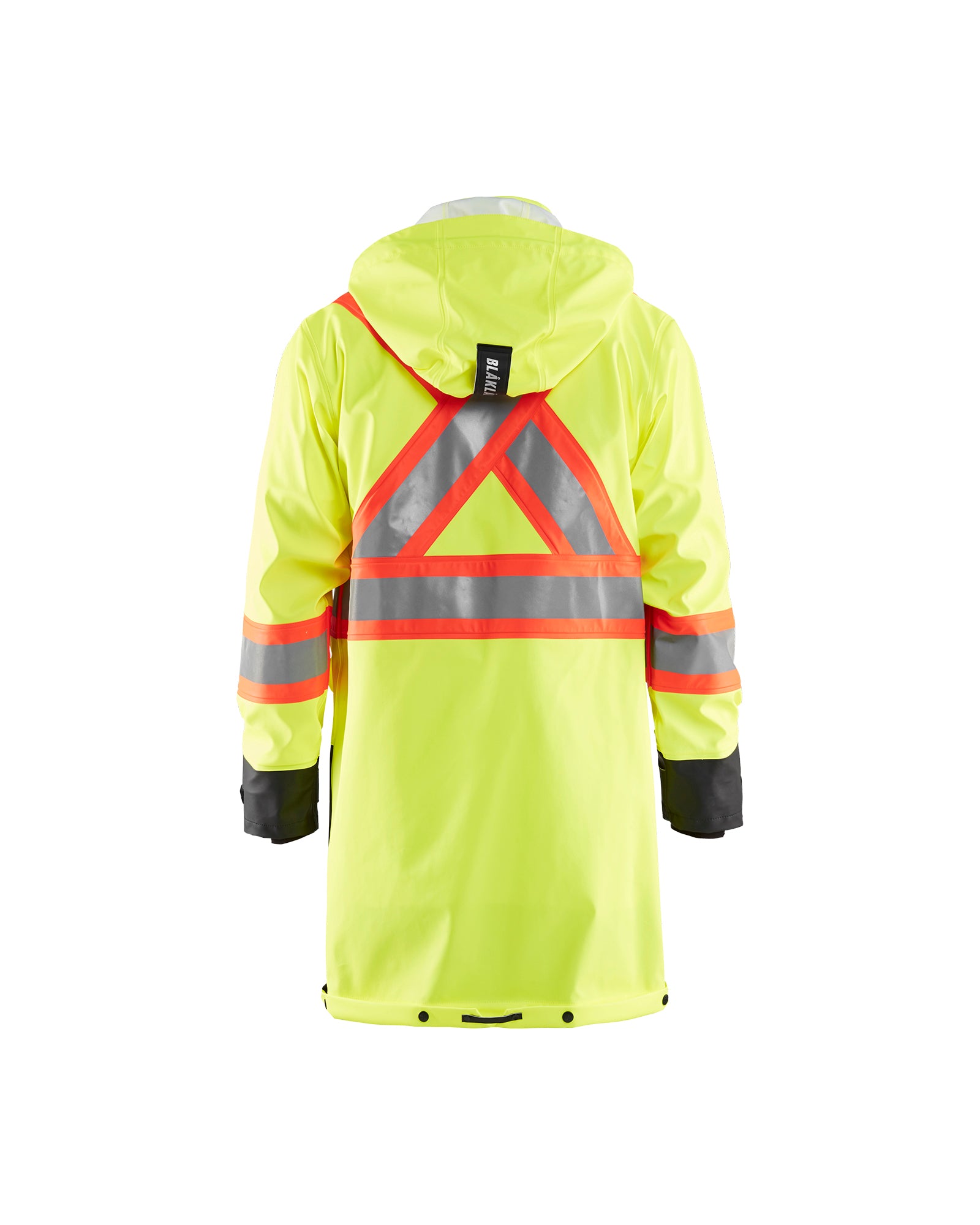 blaklader-manteau-hi-vis-csa-rain-coat-pluie-jaune-noir image 2