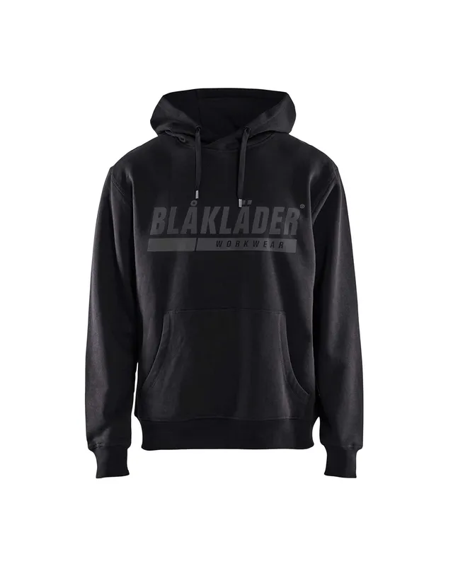 blaklader-hoodie-sweat-capuche-coton-pais-noir image 1