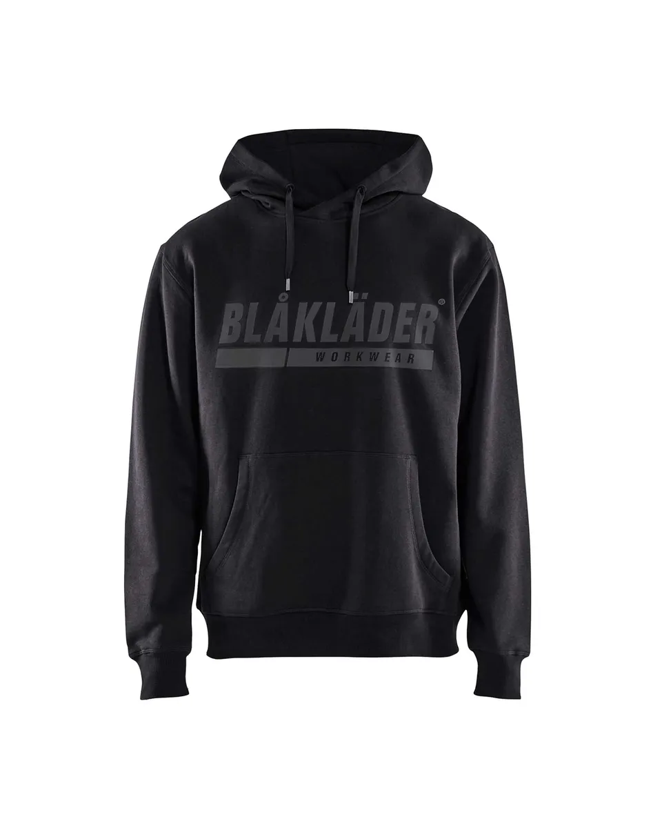 blaklader-hoodie-sweat-capuche-coton-pais-noir image 1