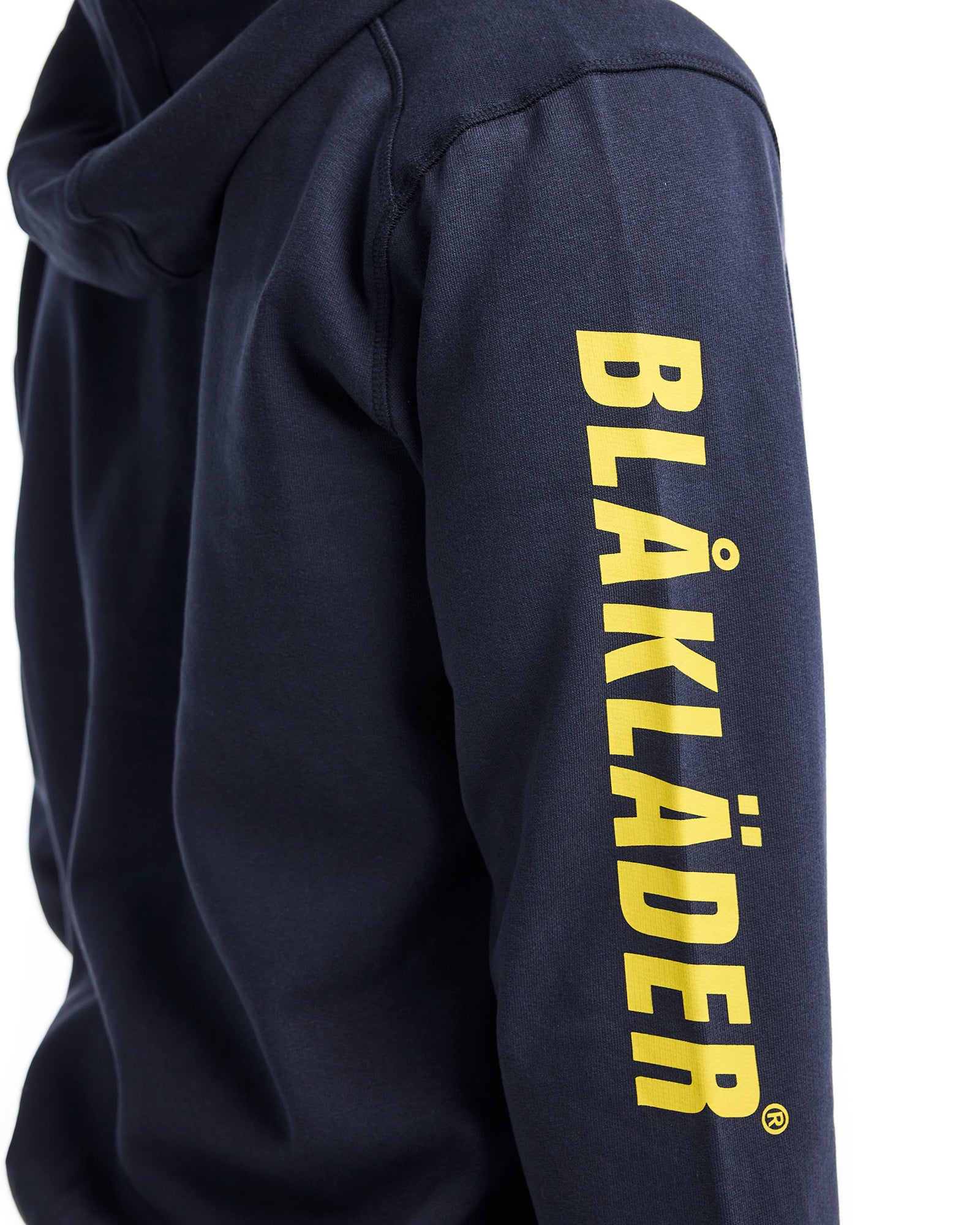 blaklader-full-zip-sweat-capuche-zipp-bleu-marine-coton image 5