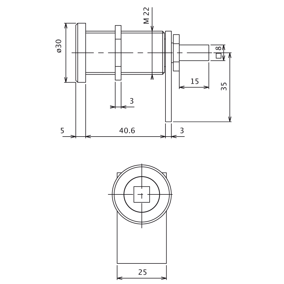 devismes-batteuse-cylindrique-carr-8-verrou-laiton-chrom image 2