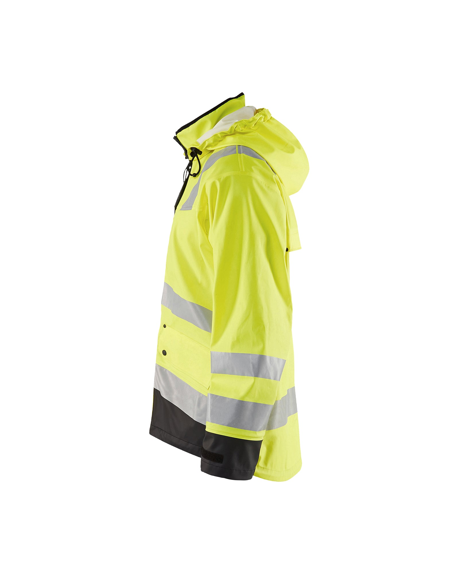 blaklader-hi-vis-rain-jacket-veste-pluie-jaune-haute-visibilit image 4
