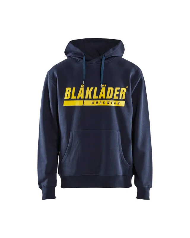 blaklader-hoodie-sweat-capuche-bleu-marine-coton-pais image 1