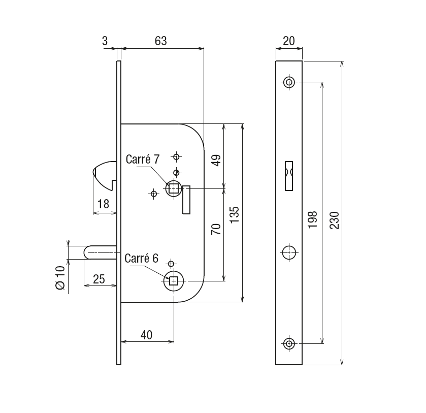 devismes-serrure-larder-porte-coulissante-cl-l-noire-10-mm image 2