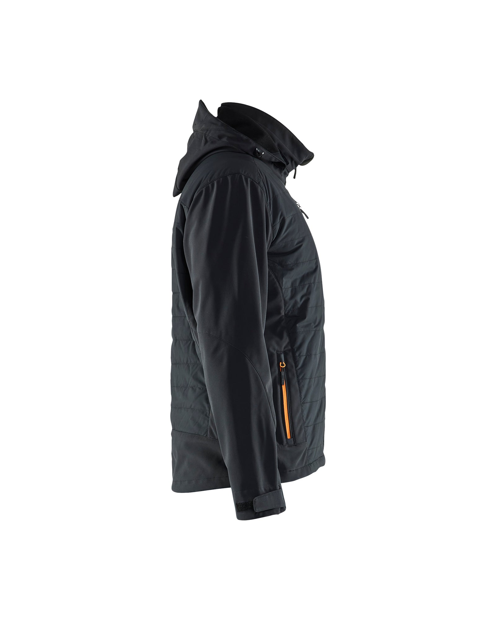 blaklader-tahoe-hybrid-veste-de-travail-noir-orange-softshell image 4